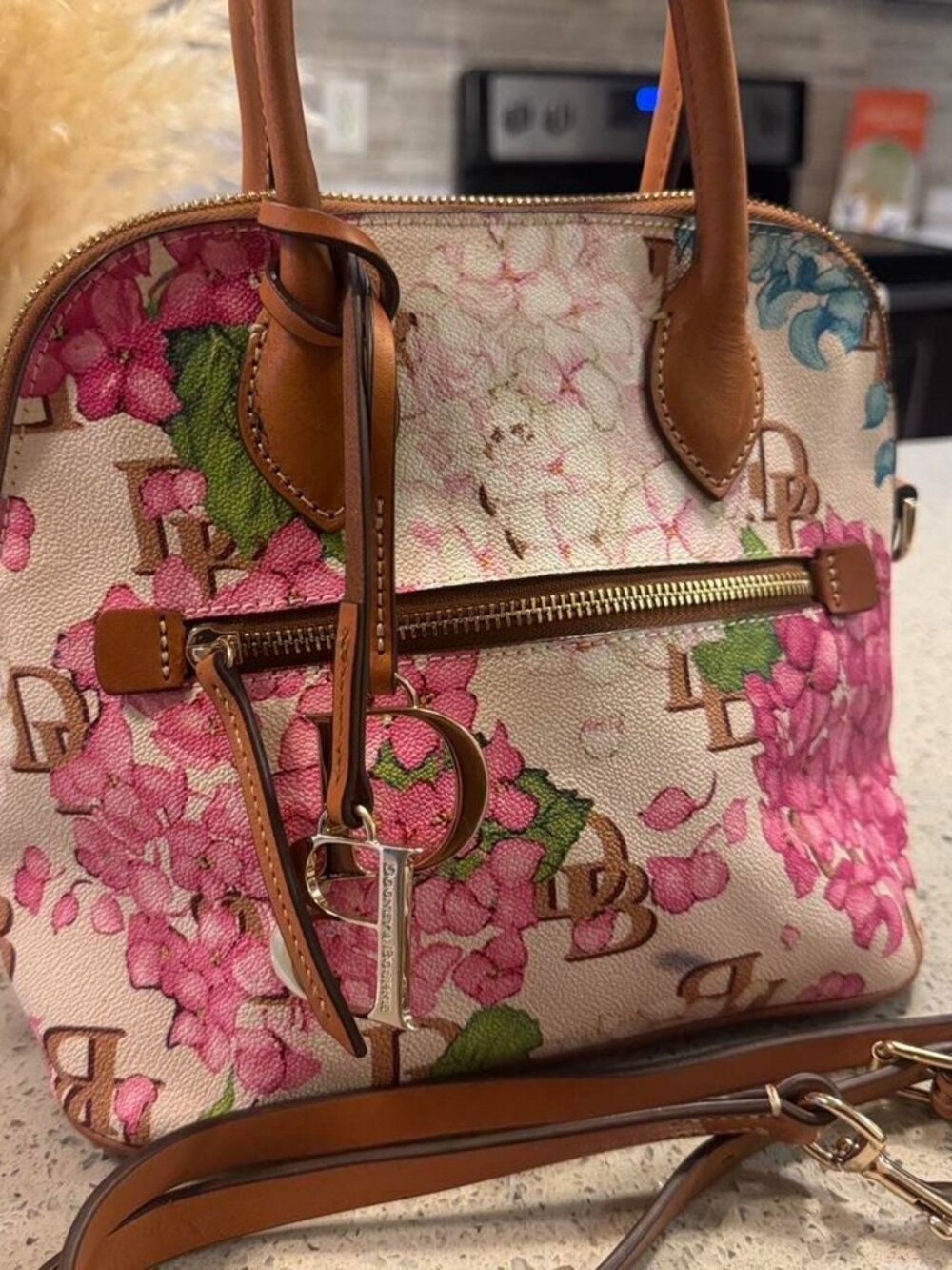 DOONEY & BOURKE HYDRANGEA satchel/crossbody bag